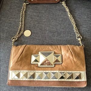 Marciano Leather Shoulder Bag